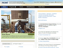 Tablet Screenshot of ncasi.org